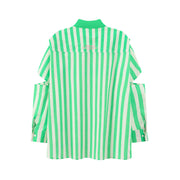 Vertical Stripes Loosefit Shirt