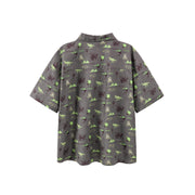 Dinosaur Print Short Sleeve Shirt