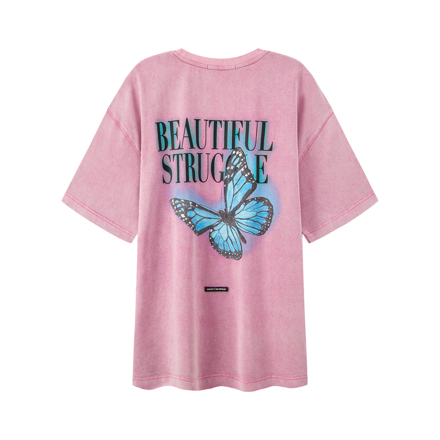 CHUU Beautiful Struggles Loose T-Shirt