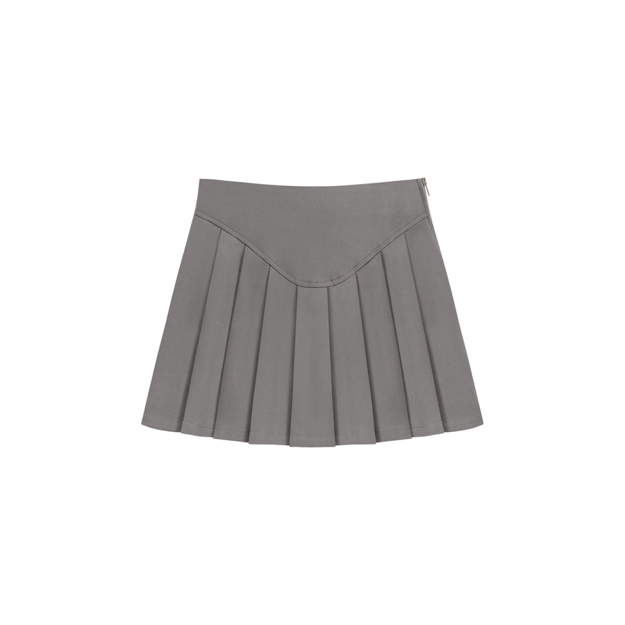 CHUU Pleated Mini Skirt