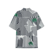 Cosmically Aligned Form Stripes Shirt