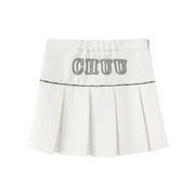 Maxi Pleats Mini Skirt