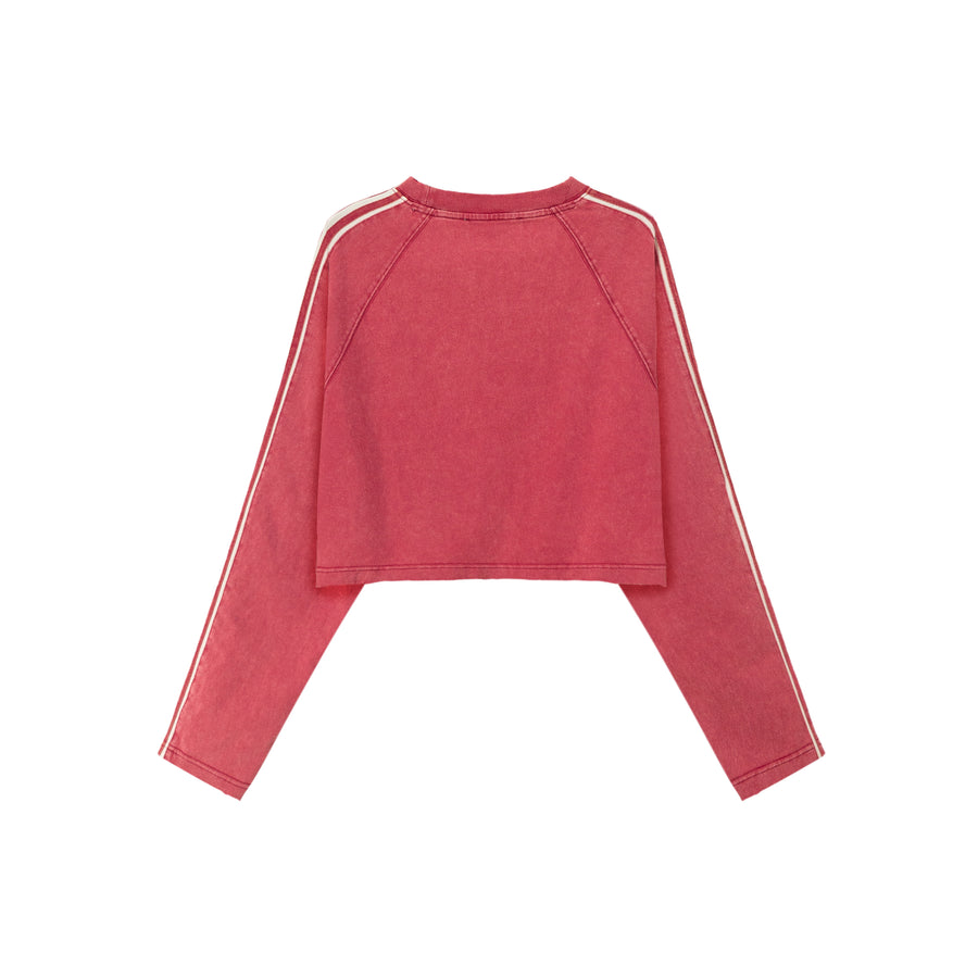 CHUU Raglan Cropped T-Shirt