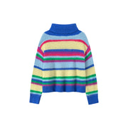 Loving You Two-Ways Stripe Knit Sweater