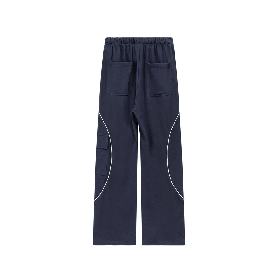 CHUU String Cargo Wide Pants