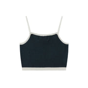 Made By Chuu Crop Knit Tank Top