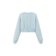 Sized Doesnt Matter Beach Day Printed Sweatshirt
