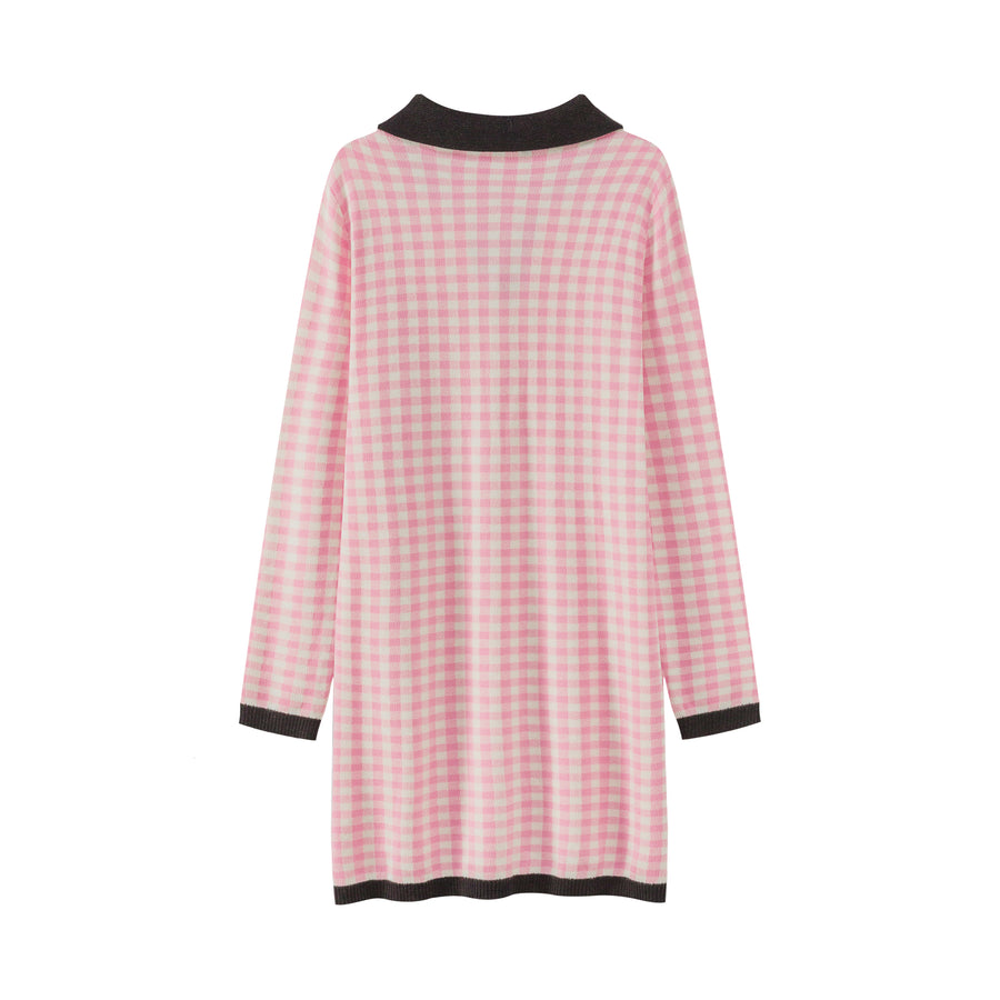 CHUU Picnic Girlie Check Dress