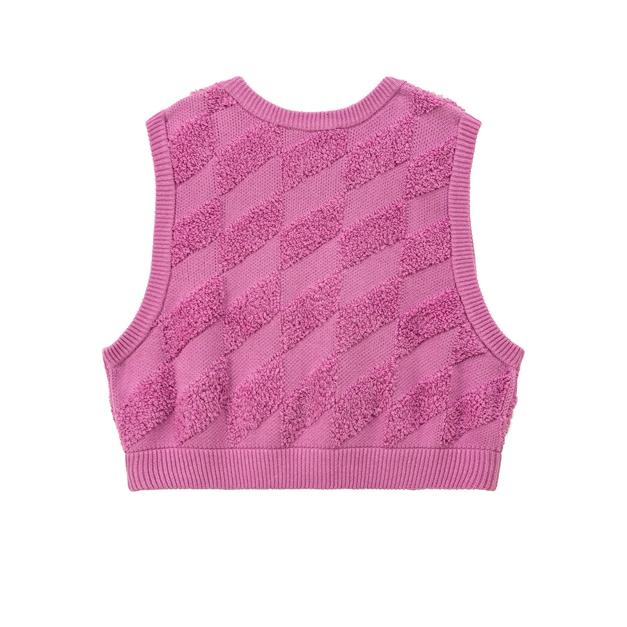 CHUU Climbing The Walls Loose Fit Sleeveless Knit Vest