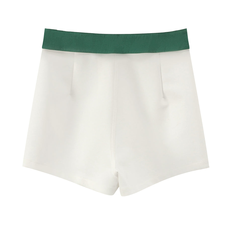 CHUU Color Banding Wide Shorts