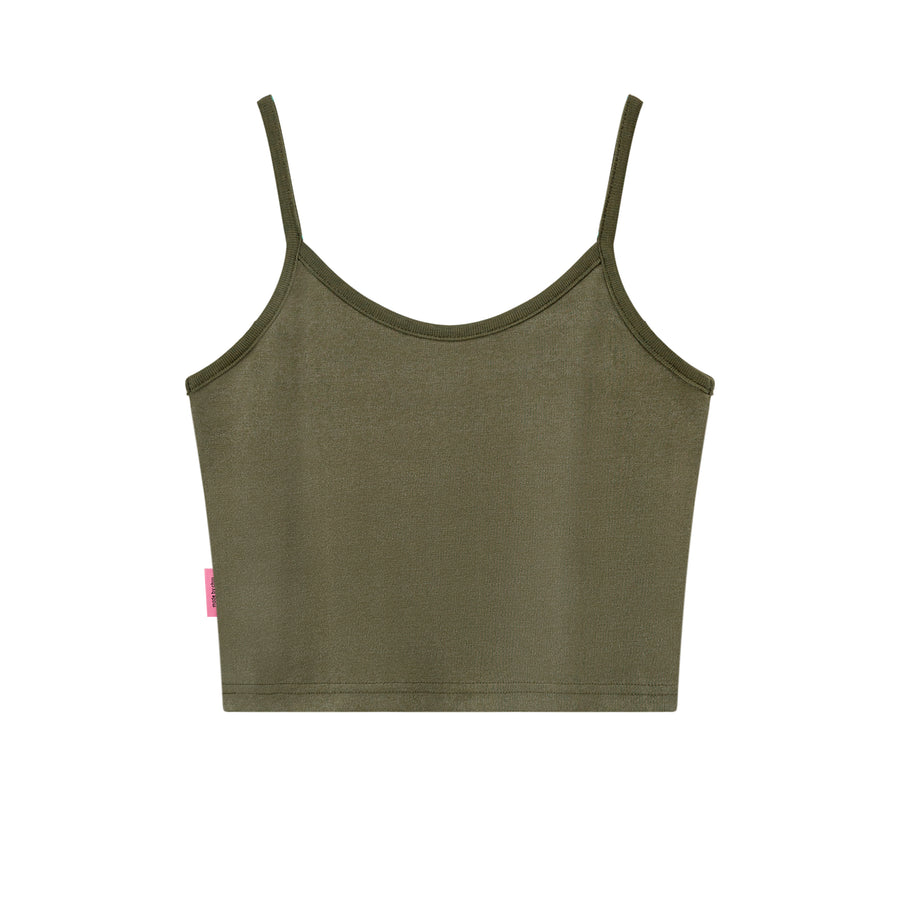 CHUU Bunny Club Cropped Cami Top