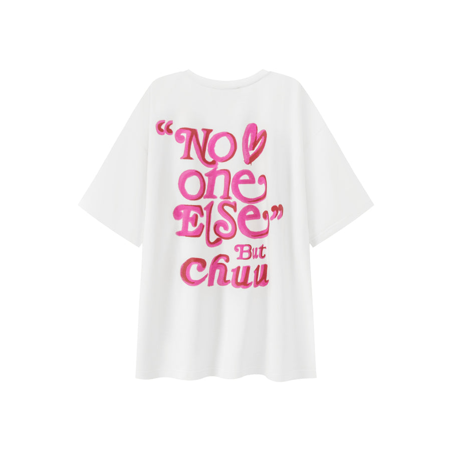 CHUU Pink Cactus Oversize T-Shirt