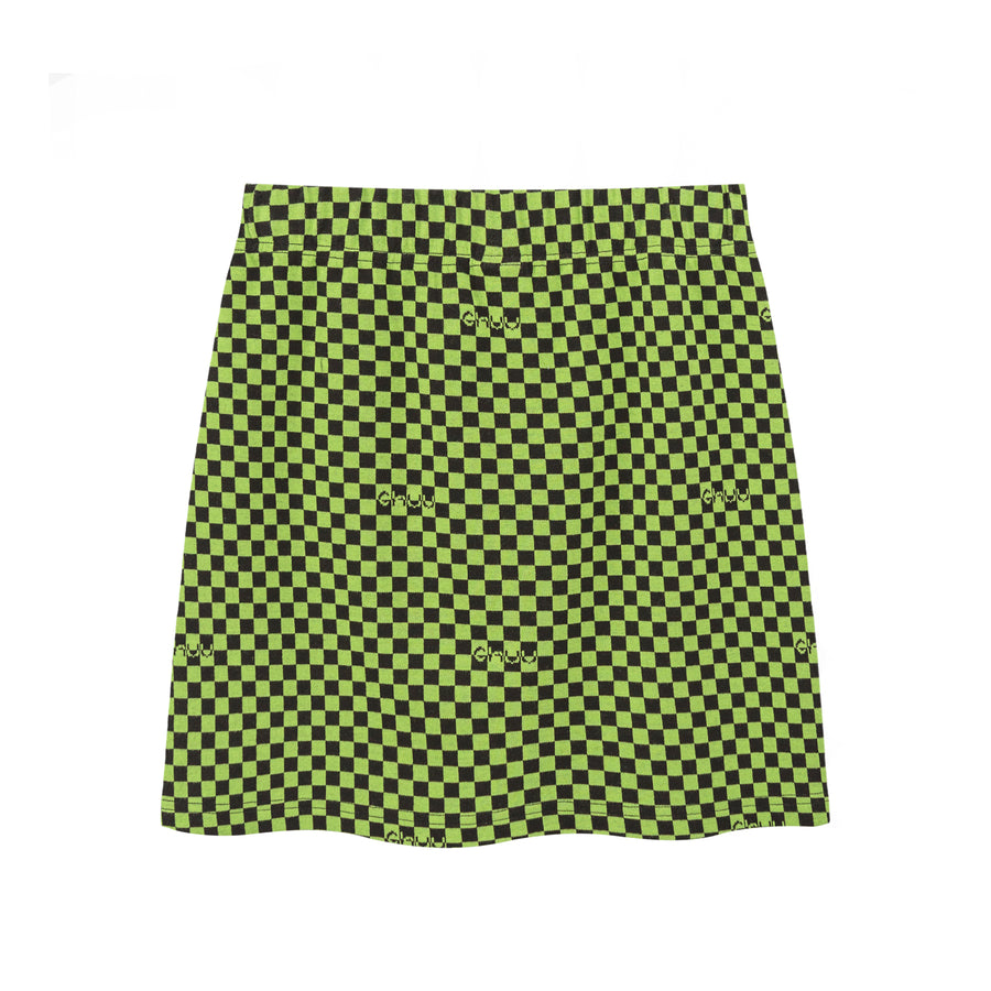 CHUU Some Statements Mini Checkered Skirt