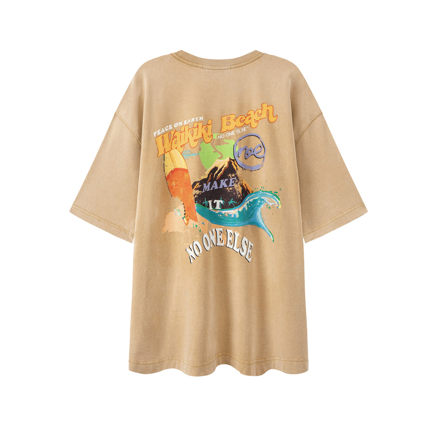 CHUU Peace And Earth Loose T-Shirt