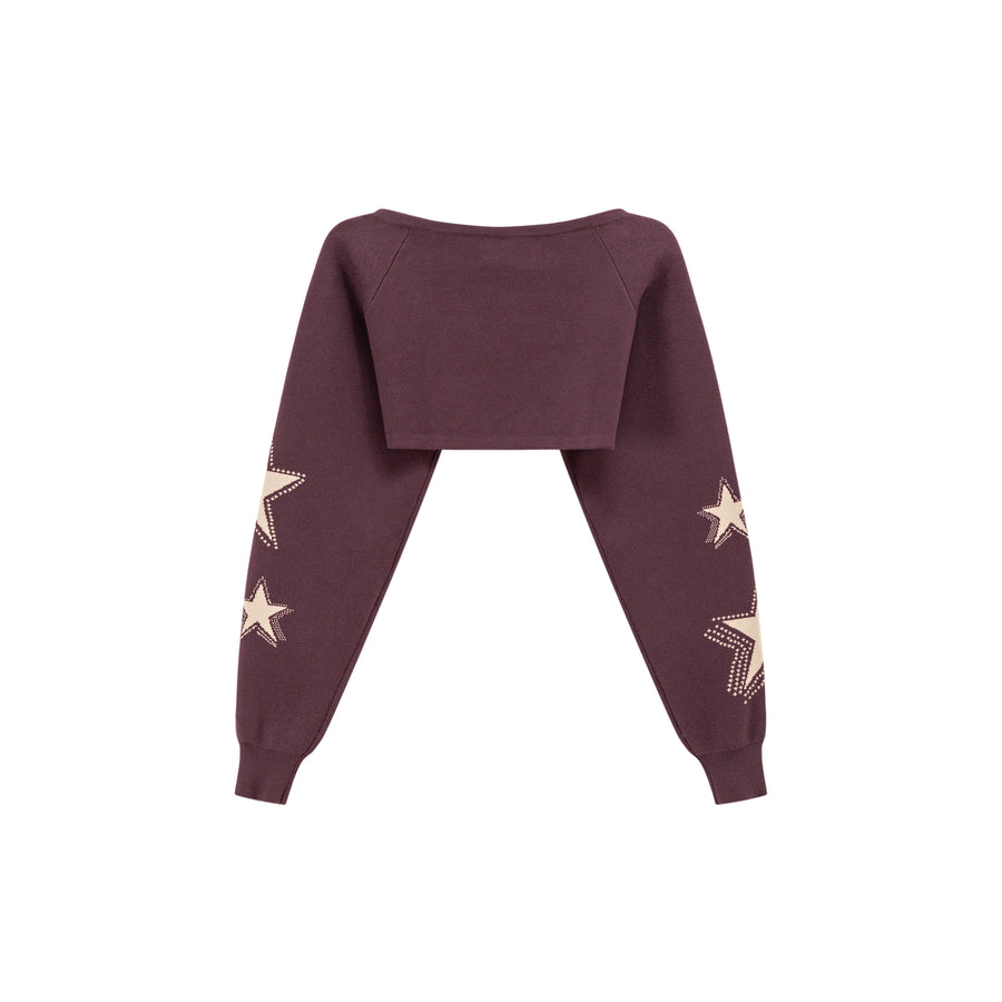 CHUU You Are My Star Bolero Cardigan