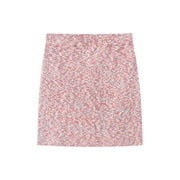 Colorful Knit A-Line Skirt