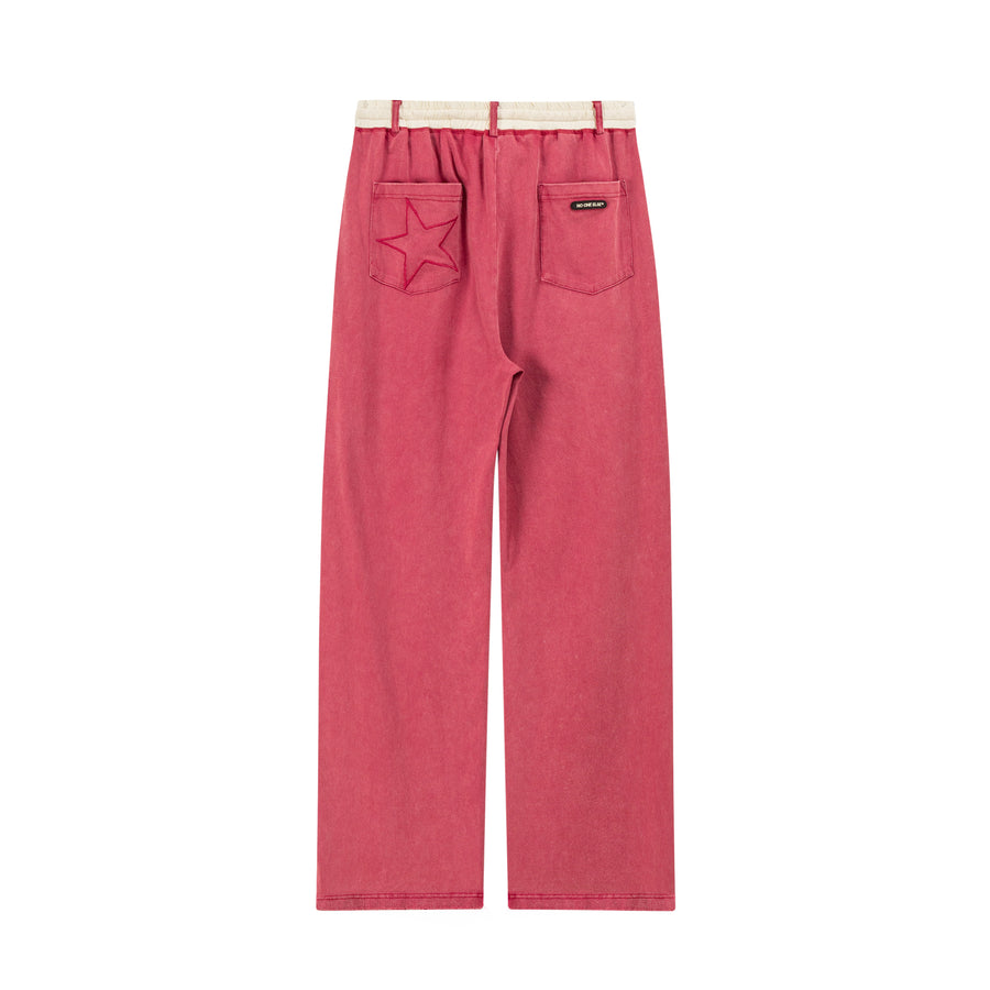 CHUU Waist String Wide Jogger Pants