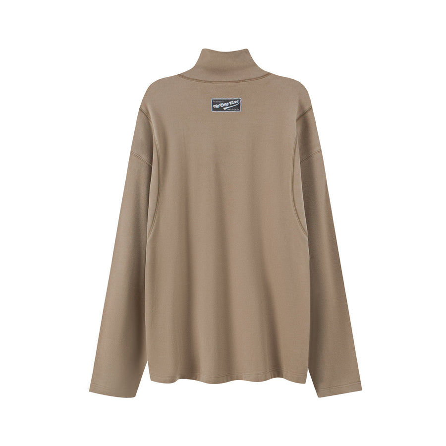 CHUU Soft Basic Turtle Neck T-Shirt