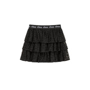 Star Lace Frill Mini Skirt