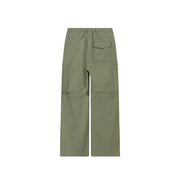 String Wide Cargo Pants