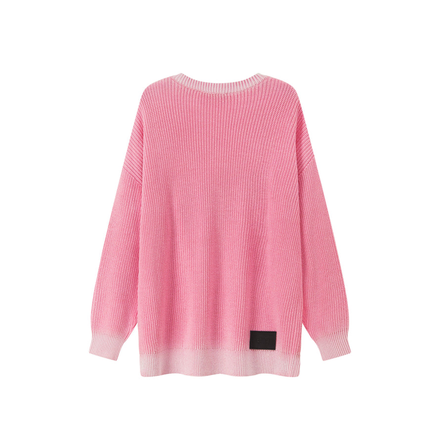 CHUU Oversized Ribbed Knit Sweater