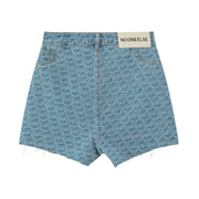 Really Special Patterned Denim Shorts