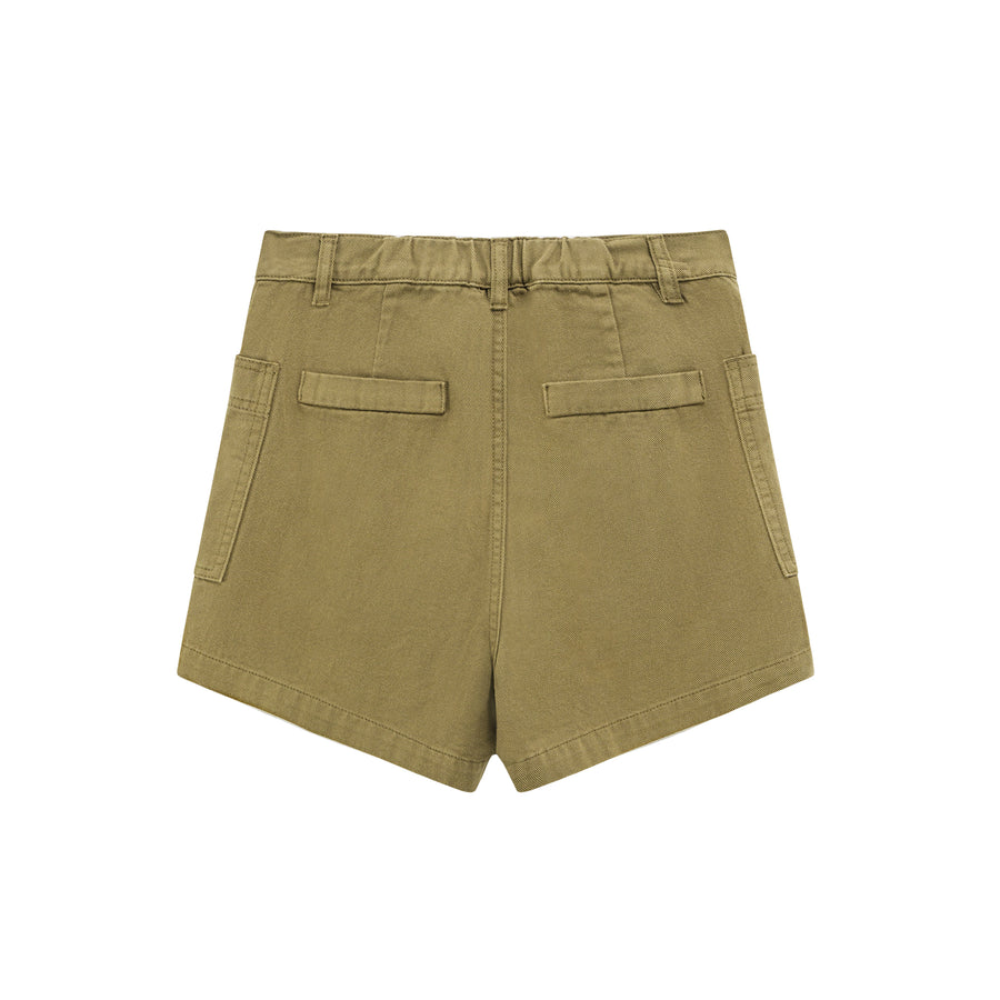 CHUU Jungle Raider Khaki Wide Shorts