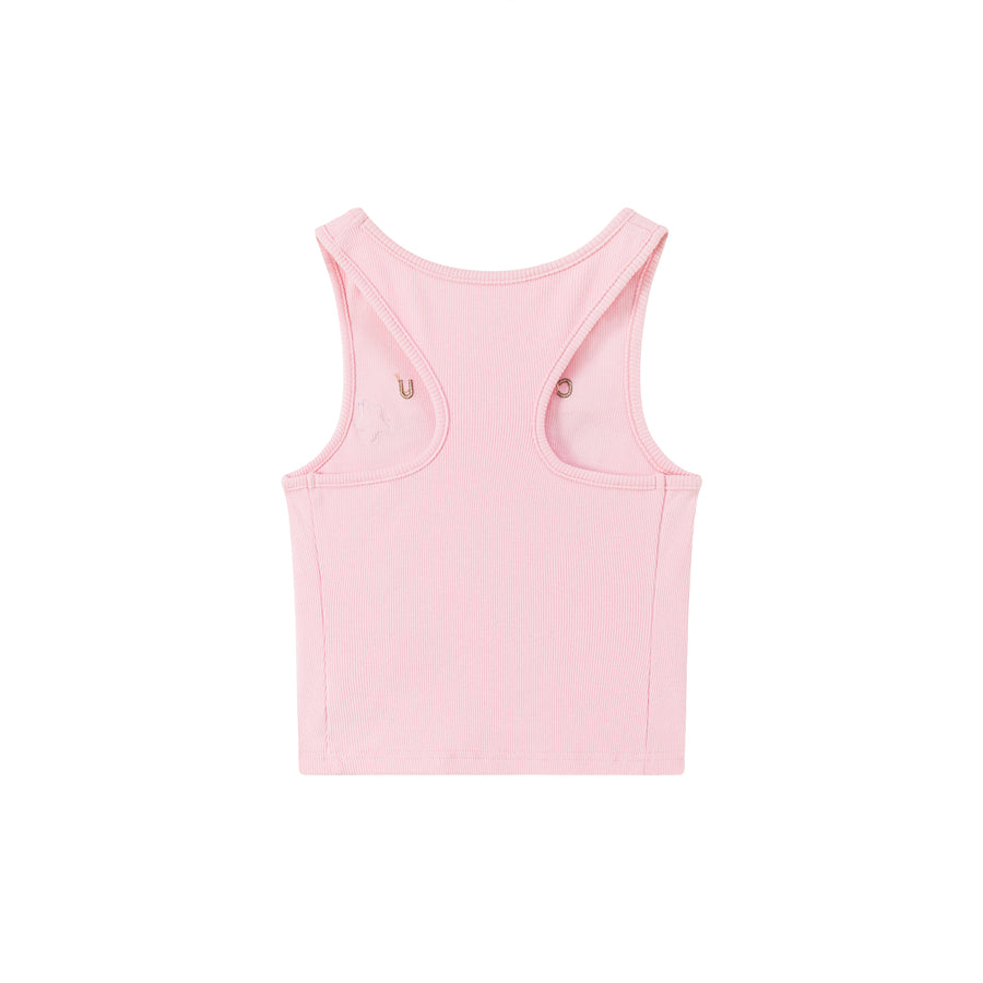 CHUU Star Number Slim Sleeveless Top