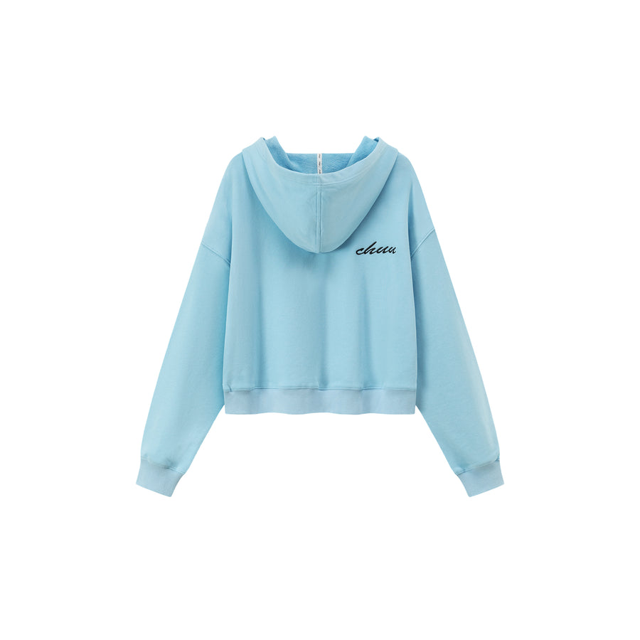 CHUU Cutout Shoulder Hoodie