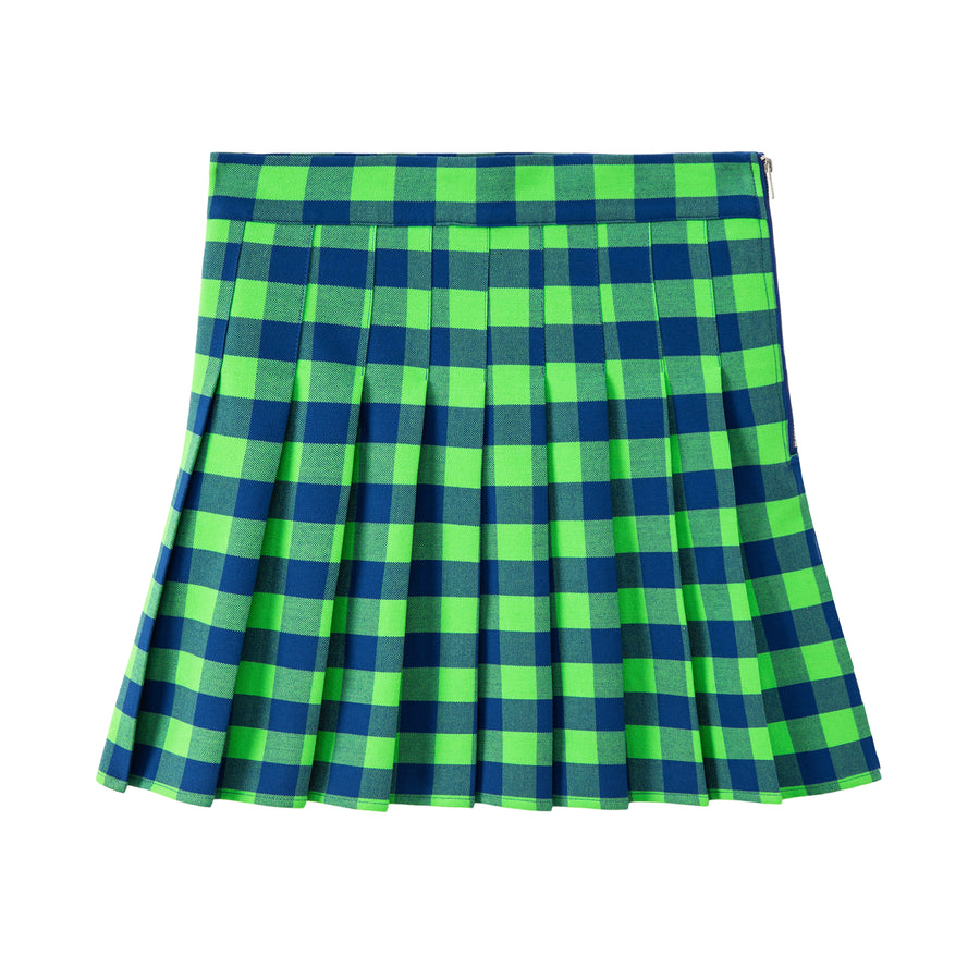 CHUU She Is A Keeper Checkered Skirt