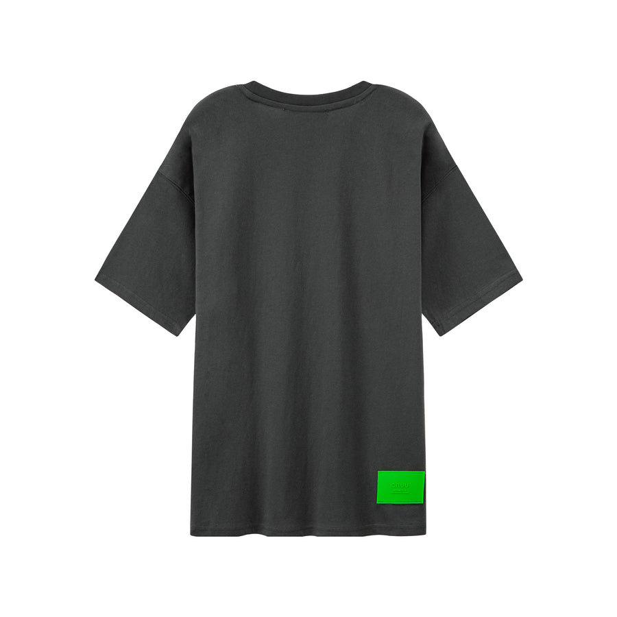 CHUU Love Earth Print Loosefit T-Shirt