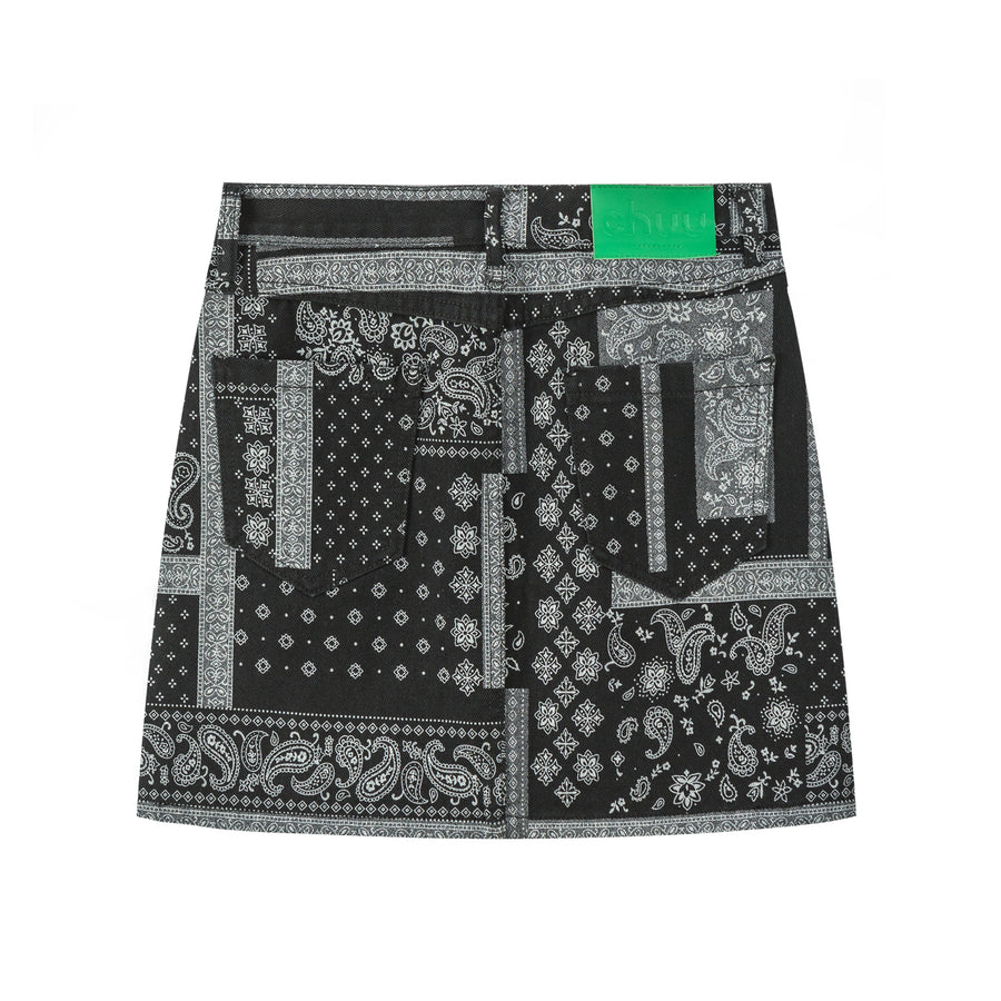 CHUU Born To Have Style Paisley Skirt