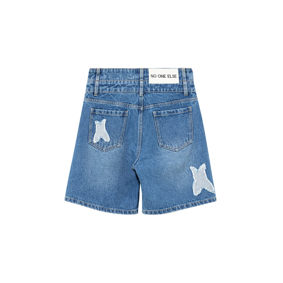 CHUU Wide Denim Shorts