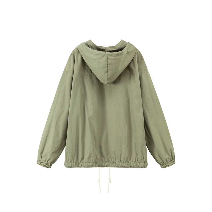 CHUU Loose Fit Hooded Anorak Jacket