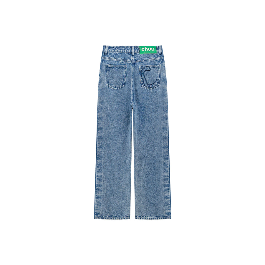 CHUU The Best Moments Wide Denim Pants