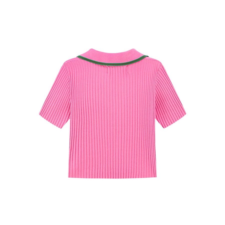 CHUU V-Neck Pocket Knit Top