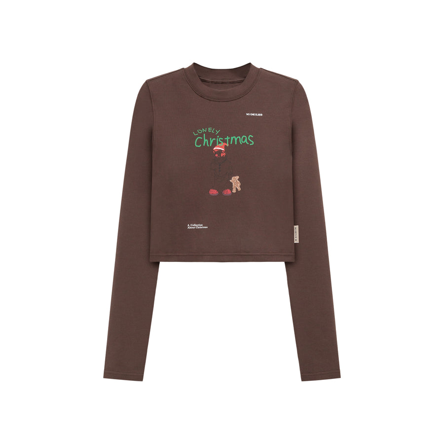 CHUU Christmas Cropped T-Shirt