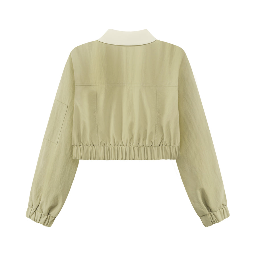 CHUU Chuu Too Cool Crop Outer Jacket