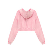 Chuu Baby Heart Crop Hoodie