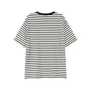 Size Doesnt Matter Striped Loose Fit T-Shirt