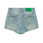 Time To Face Reality Denim Shorts