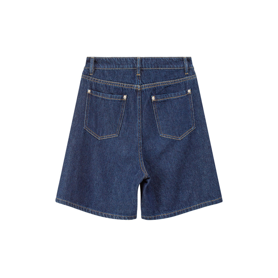 CHUU Wide Denim Shorts