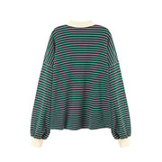 Stripe Inner Layer Sweatshirt