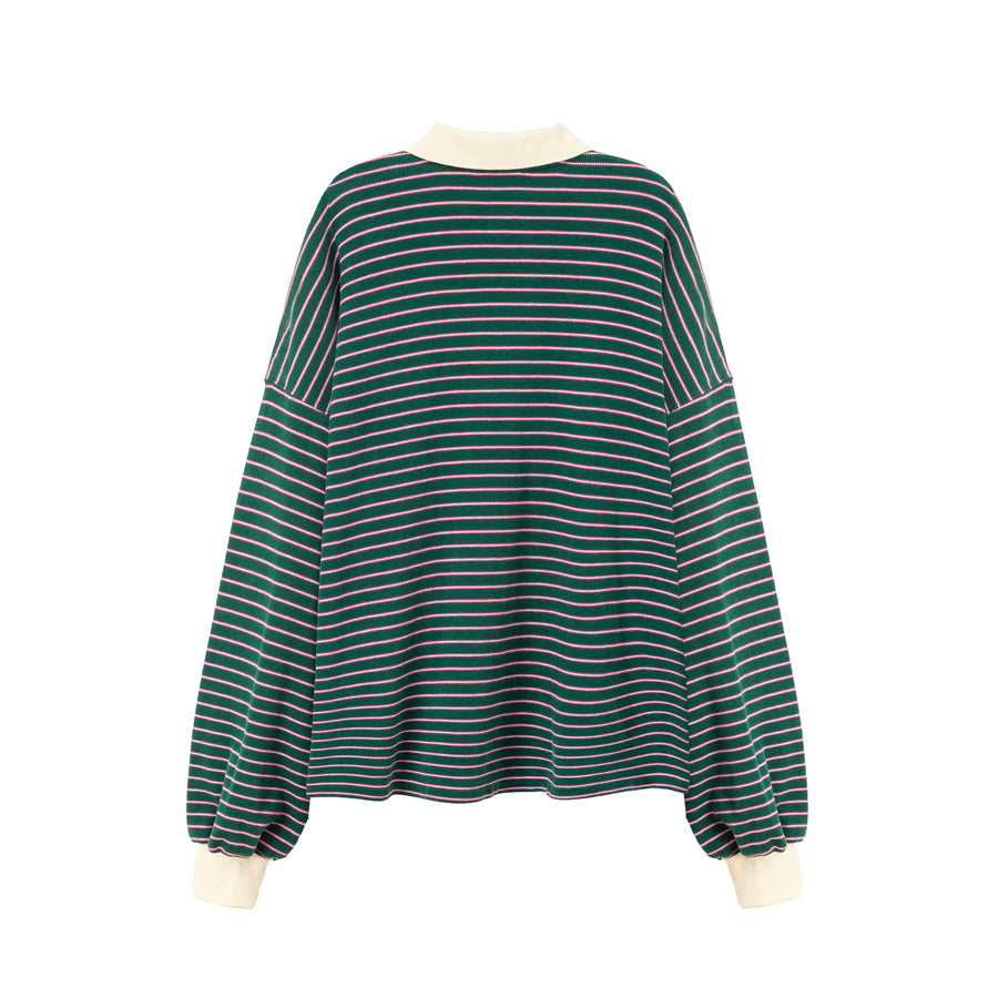 CHUU Stripe Inner Layer Sweatshirt