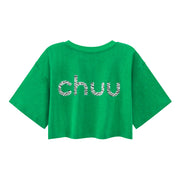 Chuu Logo Overfit Crop T-Shirt