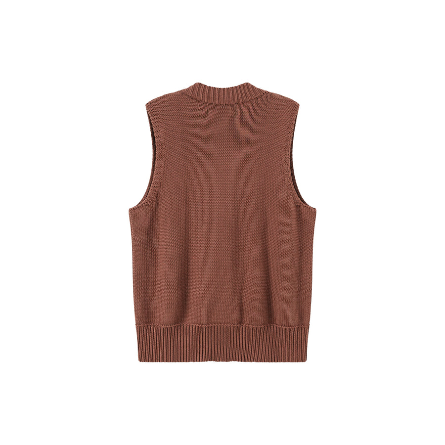 CHUU Anymore Overfit Button Vest