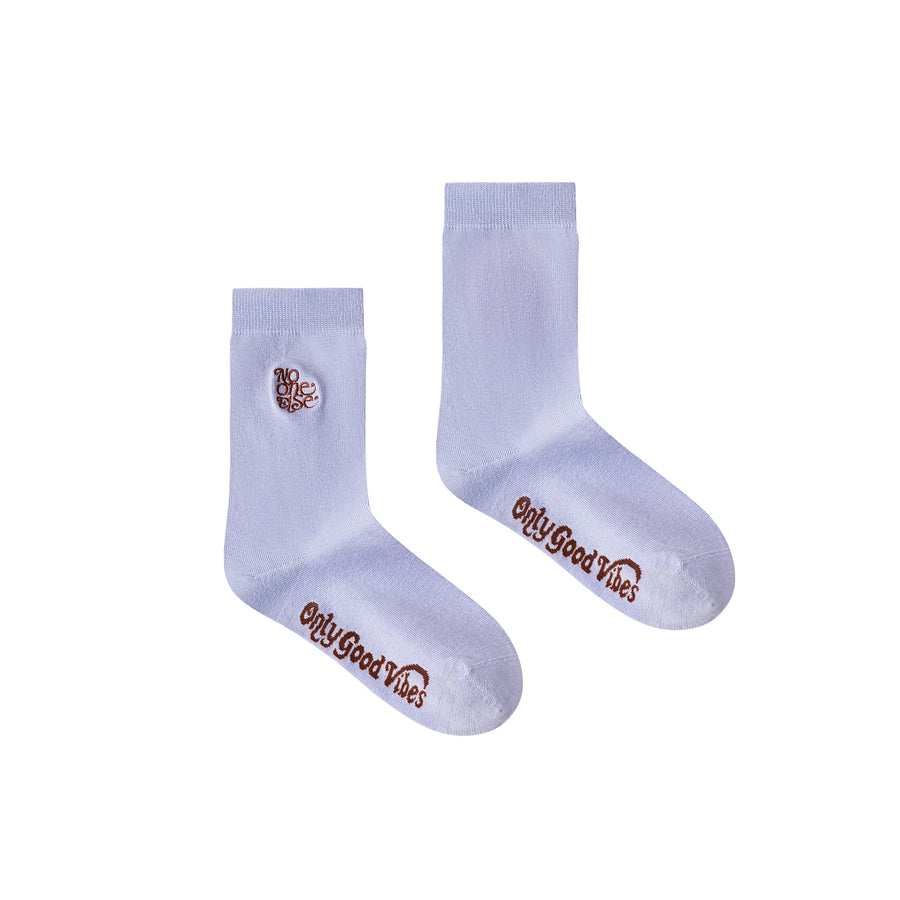 CHUU Calligraphy Ankle Socks