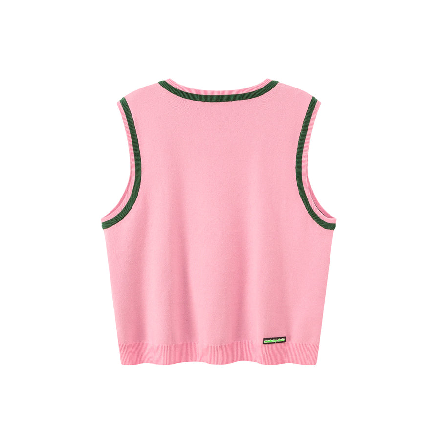 CHUU Hot Chilli Knit Vest