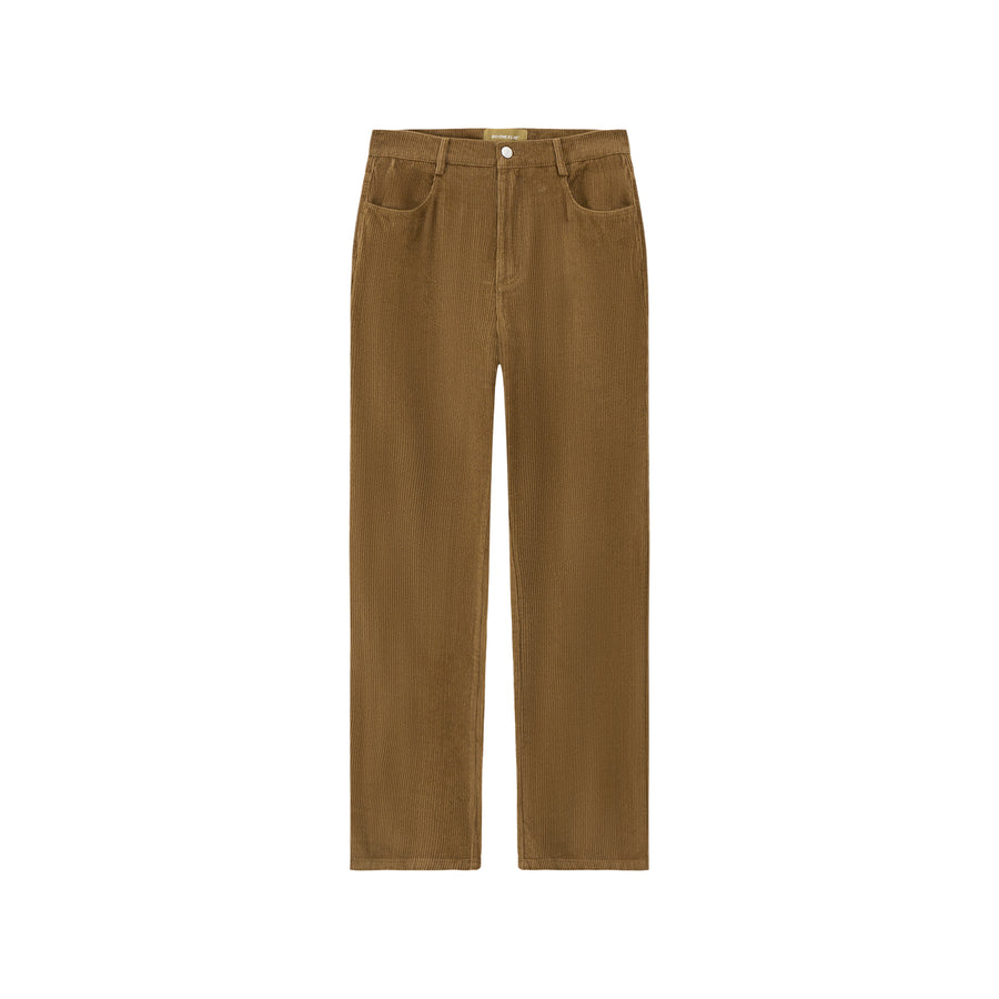 CHUU Neutral Corduroy Straight Pants