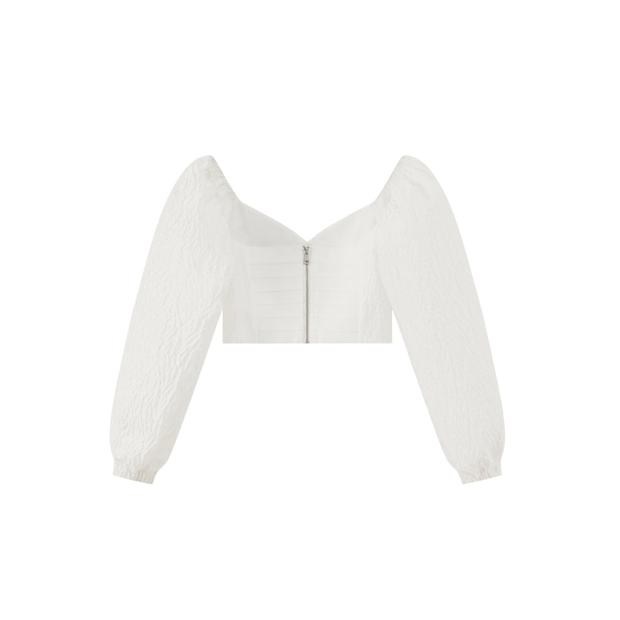 CHUU Independent Damsel Off-The-Shoulder Blouse